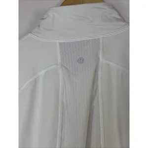 lululemon 1/2 zip front of pack 10 womens off-white athleisure pullover jacket thumbnail 5
