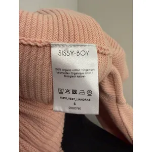 Sissy Boy Organic Cotton Open-Front Ribbed Cardigan Peach / Soft Pink Minimalist thumbnail 7