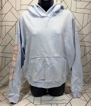 American Eagle Nirvana Hoodie XS Blue‎ Graphic Band Sweatshirt Lived-In thumbnail 1