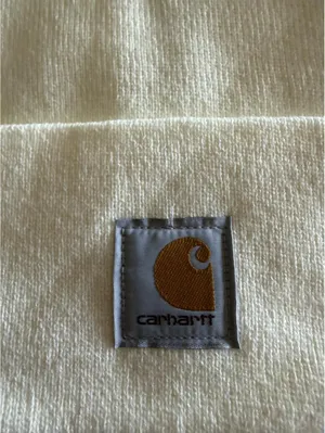 Carhartt White Knit Beanie Hat thumbnail 3
