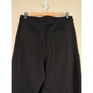 Halara Black High‎ Waisted Wide Leg Petite Trousers Pleated Workwear Pants L thumbnail 7