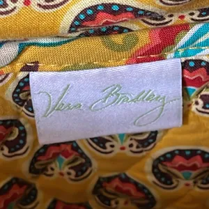 Vera Bradley Yellow Paisley Shoulder Bag/Tote Bag thumbnail 10