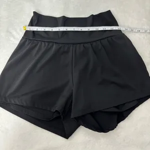 HALARA Women's High-Waisted Black Shorts Size‎ M thumbnail 4
