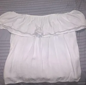 White Off The Shoulder Blouse thumbnail 1