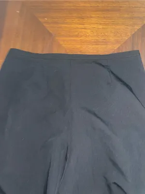 Wild Fable Women’s Black High-Rise Pleated Wide-Leg Trouser Pants Size L thumbnail 4
