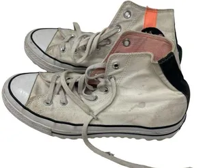Converse women high top canvas sneakers sz 9.5 thumbnail 1