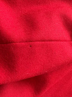 Donna Liara Red Wool Blazer Jacket Double Breasted Italy Size 11/12 Vintage thumbnail 14