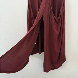 Beyond Yoga lightweight Draw the Line Tank Flyaway in maroon size small thumbnail 8