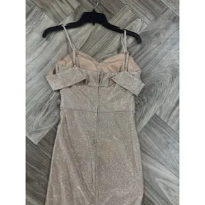 Windsor Juniors 5 Cold-Shoulder Mermaid Glitter Formal Dress thumbnail 6