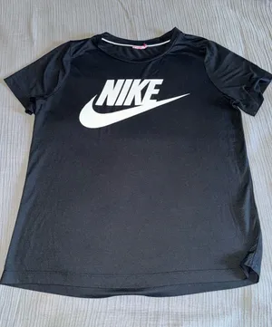 Nike Black Tee with White Logo Short Sleeve thumbnail 1