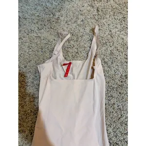 Spanx Open-Bust Mid-Thigh Bodysuit Shapewear Nude Beige thumbnail 3