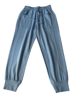 NWT Anthropologie Daily Practice Blue Joggers Oversized Relaxed Fit Comfy Lounge thumbnail 2