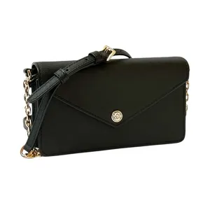 Michael‎ Kors Small Saffiano Leather Envelope Crossbody/Clutch Bag Black NWT thumbnail 5