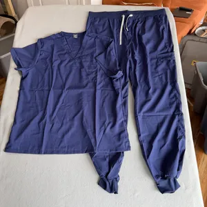 Women's Dark Blue Scrub Set Size XXL #260639 thumbnail 2