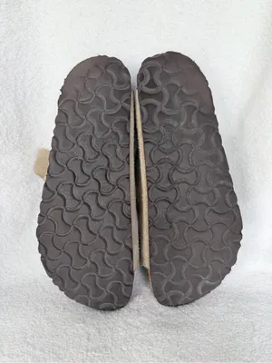 Birkenstock Women’s Suede 2-Strap Buckle Slide Sandals Beige EU 37 US 6 thumbnail 11