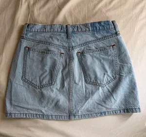 Abercrombie High-Rise Denim Skirt thumbnail 4