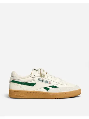 Madewell x Reebok® Unisex Club C Revenge Sneakers Chalk Dark Green W 8.5 M 7 thumbnail 2