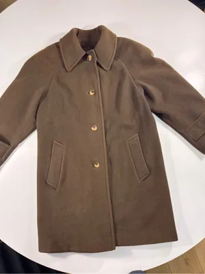 Regency Cashmere Vintage Cashmere Wool Blend-Brown Single-Breasted thumbnail 2