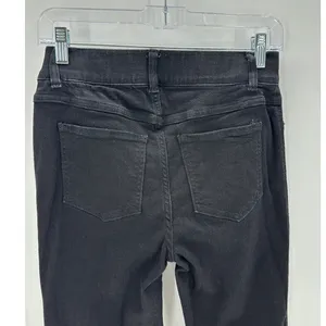 Spanx EveryWear Flare Jeans Womens High Rise Pull On Clean Black size S classy thumbnail 7