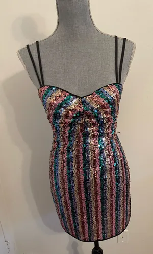 Lovers + Friends Mini Dress Sequin . Size XS thumbnail 1
