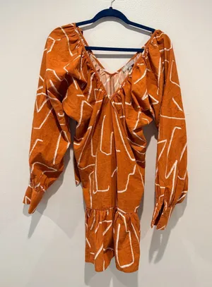 ASOS Cotton Mini Smock Dress thumbnail 1