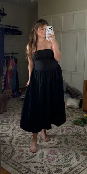 Free people Onda Drop-Waist Tube Midi Dress thumbnail 1