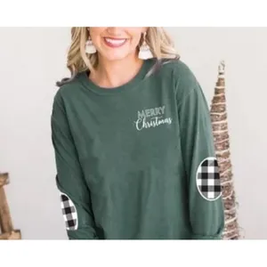 Gameday Couture "I'll Be Home" Holiday Elbow Patch‎ Shirt Women's XXL NWOT thumbnail 5