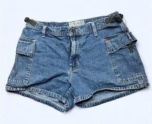 90s Abercrombie cargo shorts 100% cotton thumbnail 1