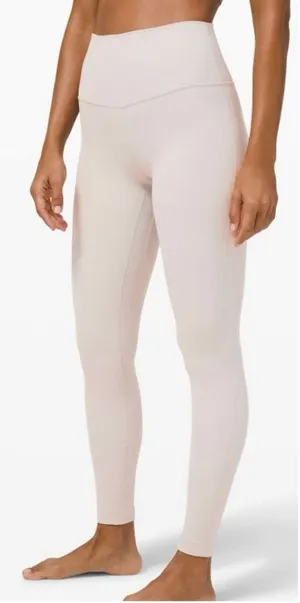Lululemon Align Leggings 28” Nulu in Chrome Gray Size 6 thumbnail 1
