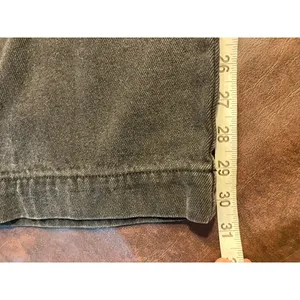 Forever 21 Women‎ Cargo Jeans Black Size 28 High Rise Wide Leg Denim Pants Baggy thumbnail 13