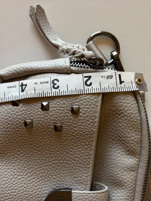 Rad Rev Sling Purse Bag gray Zipper Closure Crossbody Strap Vegan Leather Wallet thumbnail 4
