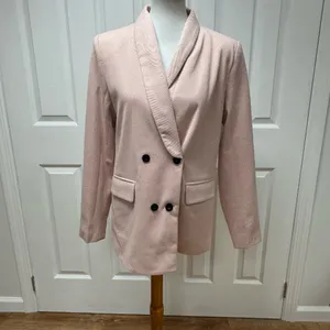 Light Pink double-breasted‎ blazer - Size M - NEW With Tags. thumbnail 14