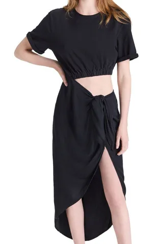 Free People Rae Cut Out Midi Dress thumbnail 1