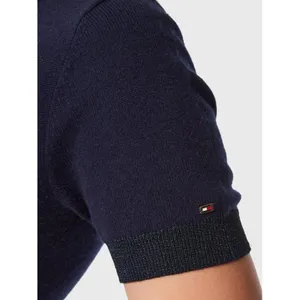 NWT Tommy Hilfiger Womens Size Small Cashmere Kiss Knit Polo Sweater Dress NEW thumbnail 2
