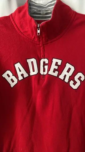 PINK Badgers Quarter Zip thumbnail 3