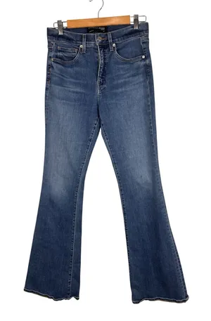 Veronica Beard Beverly Skinny Flare High Rise Jeans Womens 29 Blue Denim Fall thumbnail 1