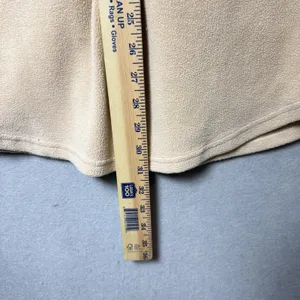 BiBi Fleece Buttoned Down Oversized Shirt Jacket Tan Fall Winter Women’s Size XL thumbnail 8