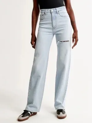 Abercrombie High-Rise 90s Relaxed Jeans thumbnail 2