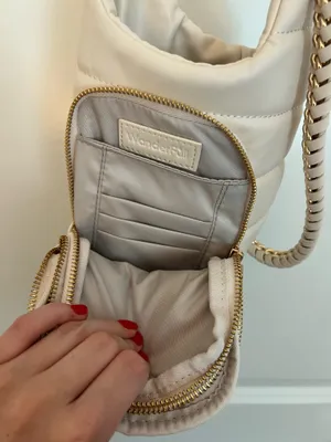 Tan Crossbody purse White thumbnail 3