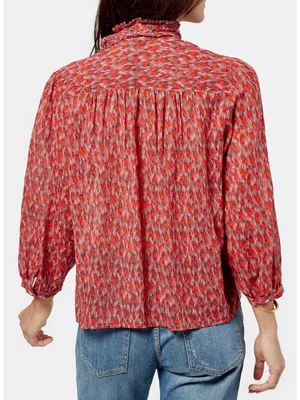 Joie Stinson Henley Cotton Blouse thumbnail 4
