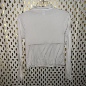 Old Navy Ultralite Mock-Neck Top Color Creme De La Creme structured long sleeve thumbnail 6