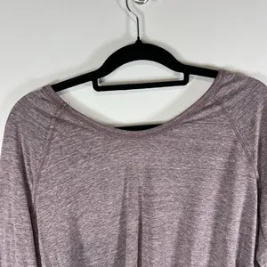 Free People We‎ the Free 3/4 Sleeve Crop Top Purple Womens Size Large Boho thumbnail 7