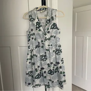 Tuckernuck Sleeveless Royal Shirtdress Province Breeze Floral‎ Print thumbnail 2