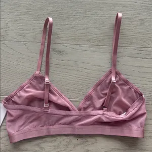 Auden Mesh Unlined Wirefree Bralette Pink Size Medium New NWT thumbnail 3