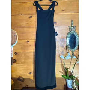 Lulus Glamorous Dedication Black Sleeveless Column Dress Party Extra Extra Large thumbnail 3