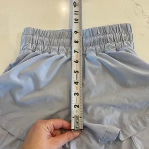 Lululemon Track That High-Rise Lined Short 3" Pastel Blue Size‎ 2 thumbnail 8