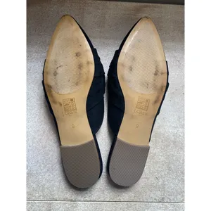 J.Crew Pointed Toe Slip-On Loafers Black Suede Knotted 9 Preppy Yacht‎ City Luxe thumbnail 4