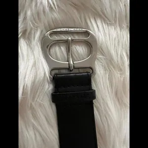 Michael Kors Black Belt with Silver Hardware thumbnail 3