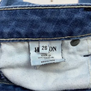 Hudson Flap Pocket Medium Wash Stretch Straight Leg Jean Womens Size‎ 26 HEMMED thumbnail 7