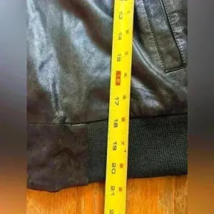 Joe’s Jeans Leather Jacket Medium‎ Goth Emo Punk Moto Festival Concert thumbnail 11